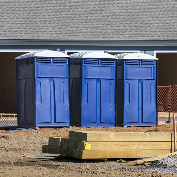 what is the maximum capacity for a single porta potty in Arkoma Oklahoma